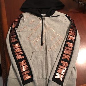 Victoria secret bling hoodie